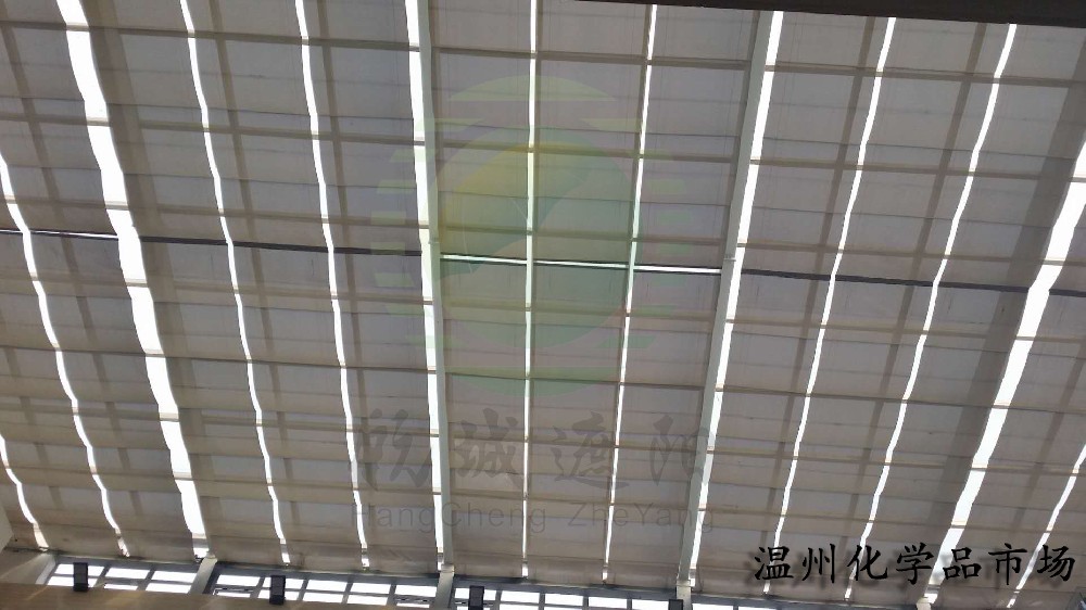温州化学品交易中心大楼玻璃顶FCS电动天棚帘工程案例分享